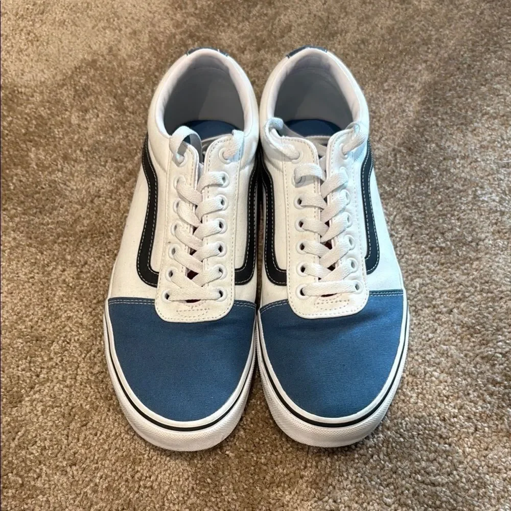 Vans Red, White & Blue Canvas Skate Sneakers